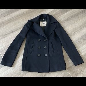 Burberry London wool black coat